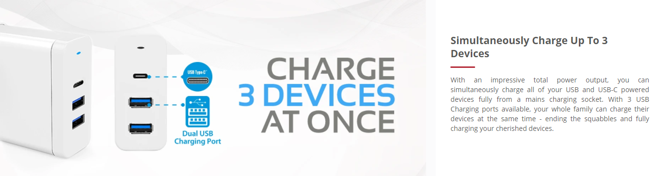 Charge 3 devices at once